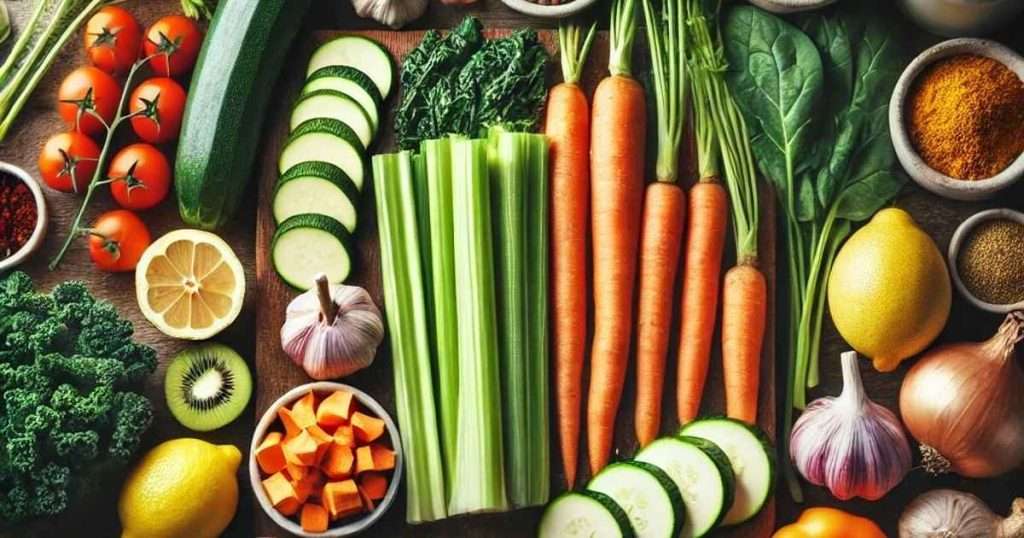 Winterse Detox Soep - ingrediënten - ganiqmore.nl